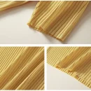 2025 Female Thin Knitted Ribbed Sweater Women Basic V-neck Solid Thin Summer Pullover Slim Short Sleeve Bodycon Sweater
